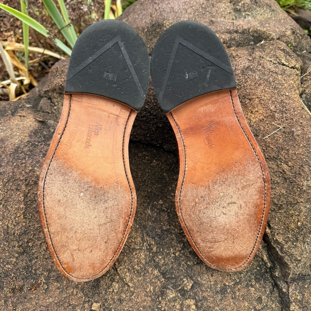 Allen Edmonds McTavish 9D Tan Leather Oxfords - Picture 5 of 15